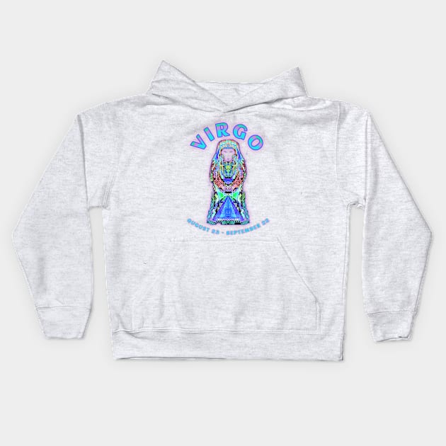 Virgo 9b Blue Kids Hoodie by Boogie 72